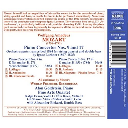 Naxos Mozart: Piano Concertos 9 & 17