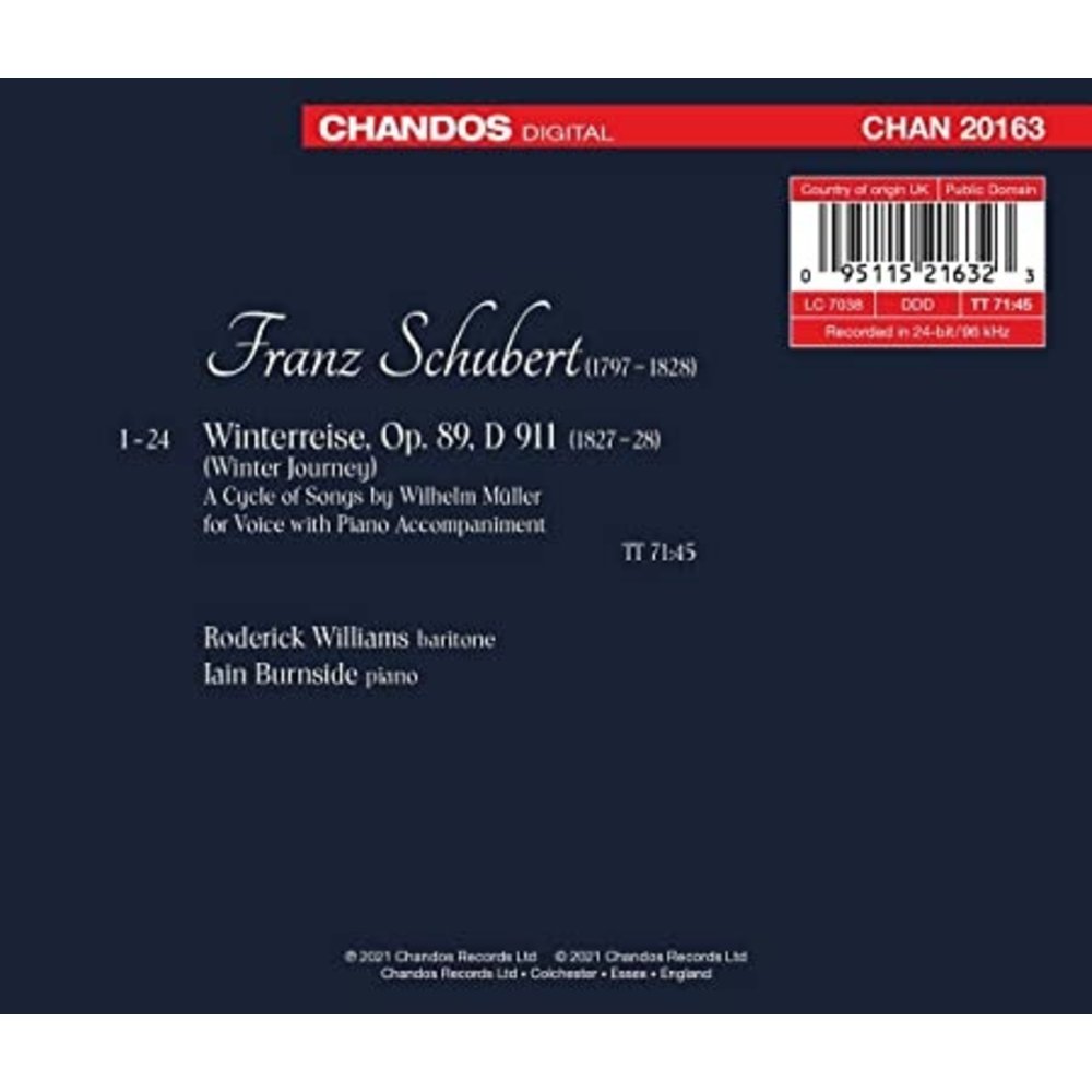 CHANDOS Schubert: Winterreise