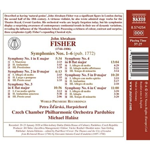 Naxos Fisher: Symphonies Nos. 1-6
