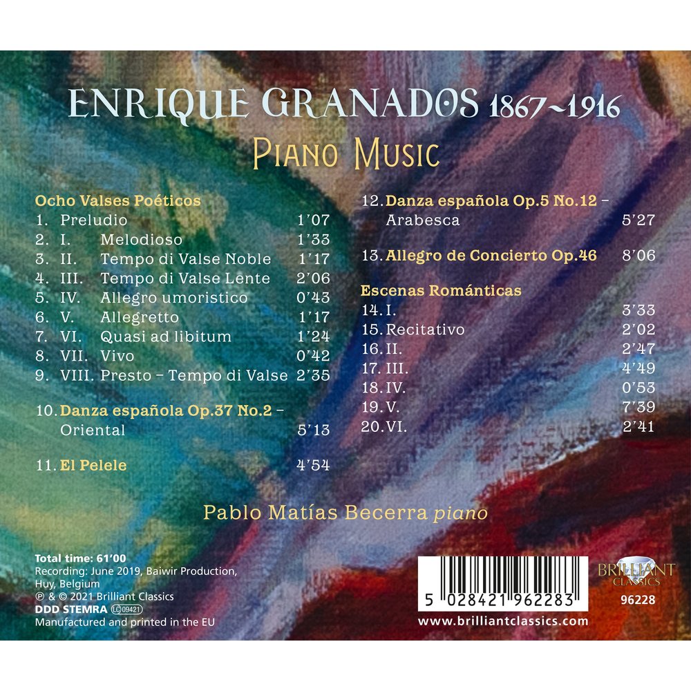 Brilliant Classics Granados: Piano Music