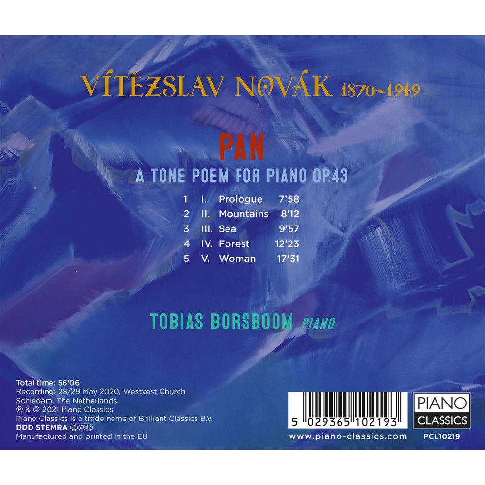 Piano Classics Novak: Pan, a Tone Poem for Piano