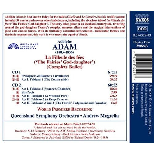 Naxos Adam: La Filleule Des Fees