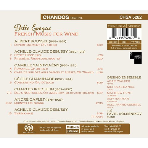 CHANDOS Belle Époque - French Music for Wind