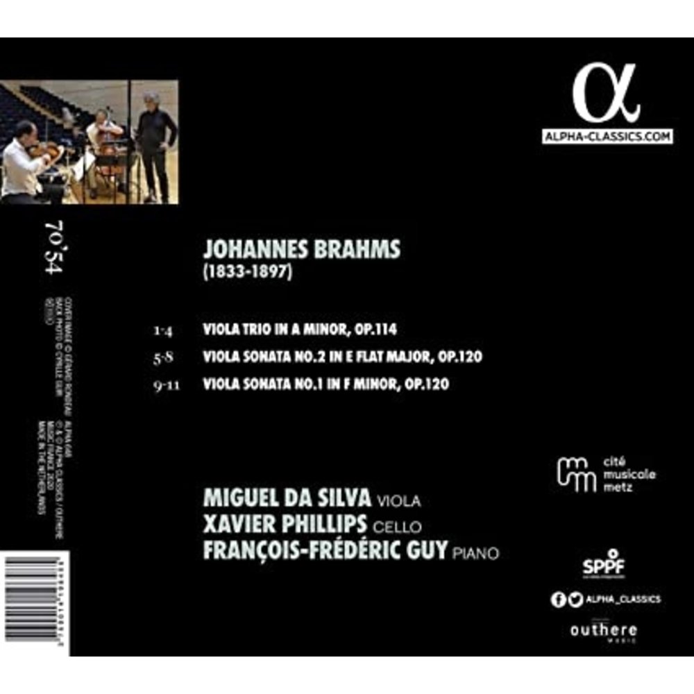 ALPHA Brahms: Trio, Op. 114 & Sonatas, Op. 120