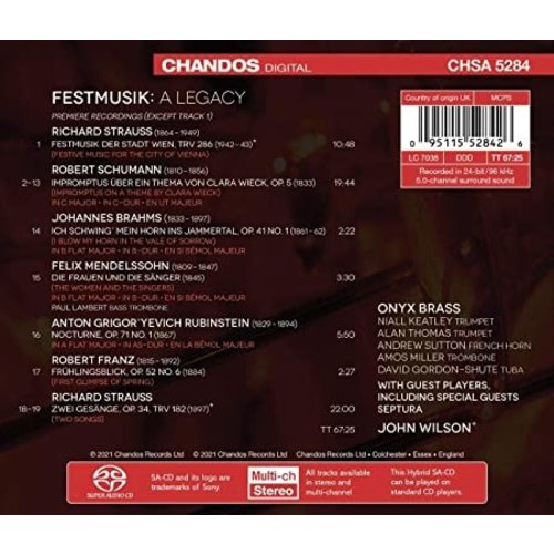 CHANDOS Festmusik - A Legacy