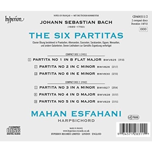 Hyperion Bach: The Six Partitas