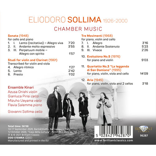 Brilliant Classics Sollima: Chamber Music