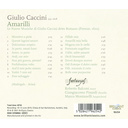 Brilliant Classics Caccini: Amarilli, Le Nuevo Musiche 1601