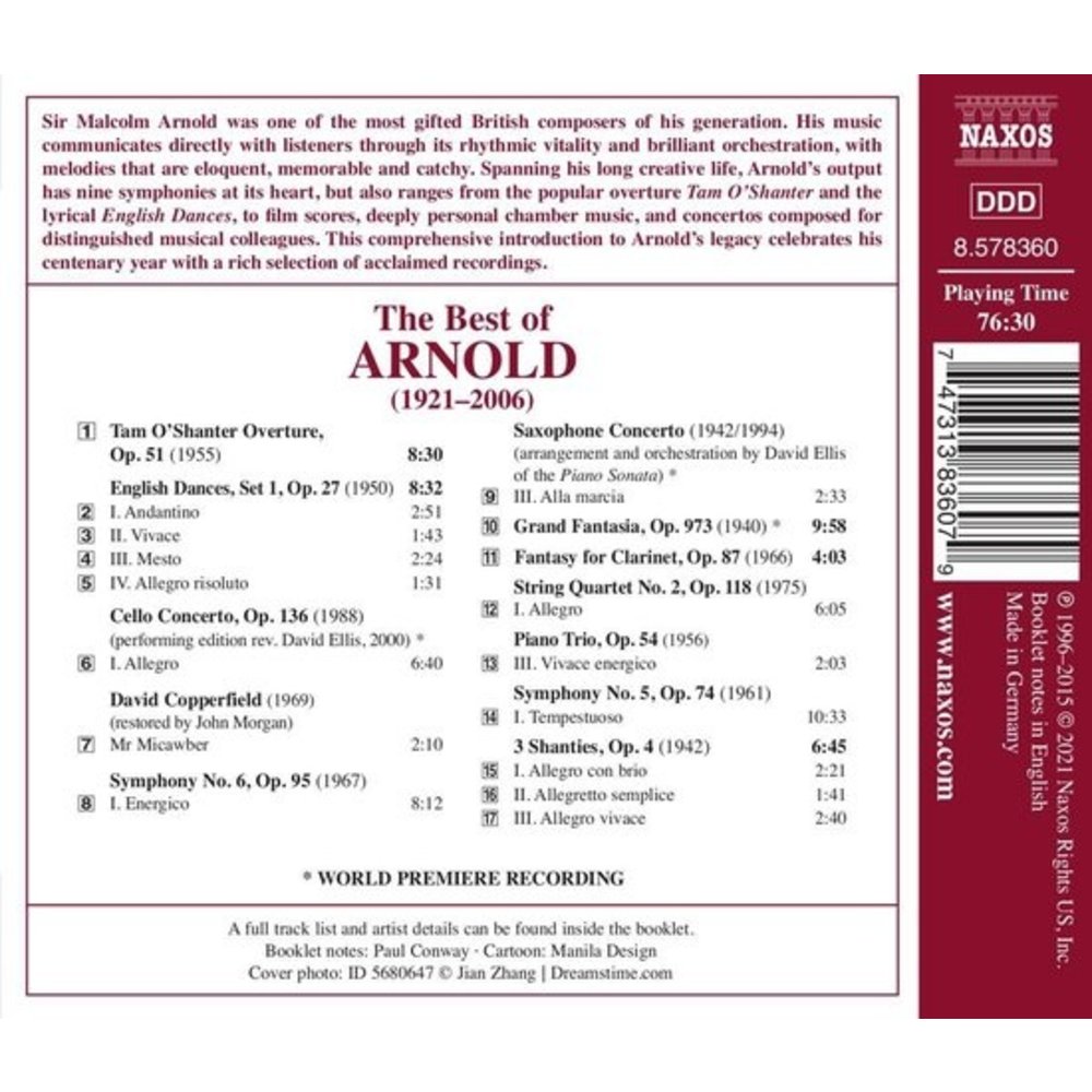Naxos The Best of Arnold