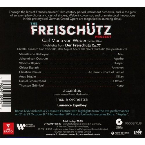 Erato/Warner Classics Weber: Der Freischutz (CD+DVD)