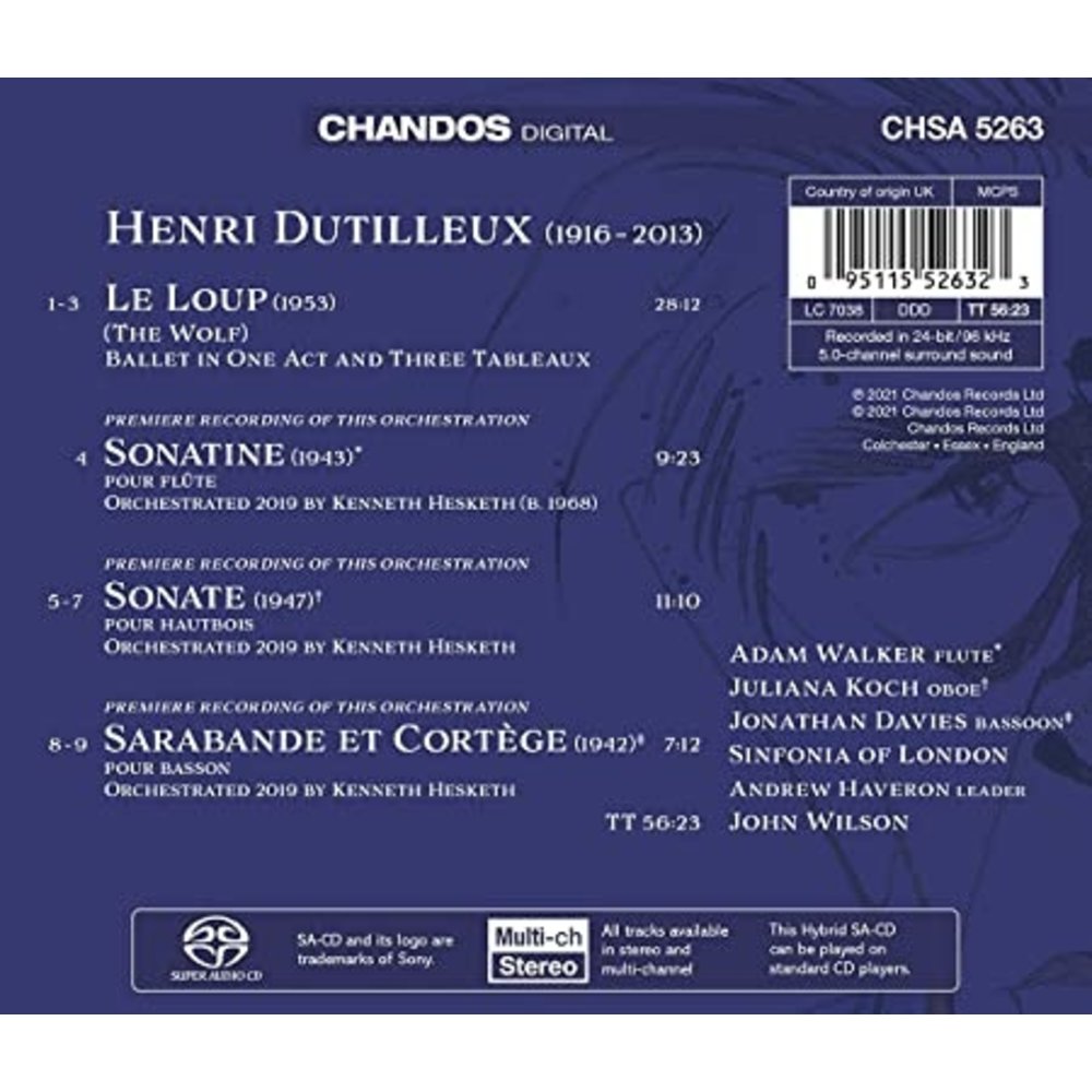CHANDOS Dutilleux: Le Loup