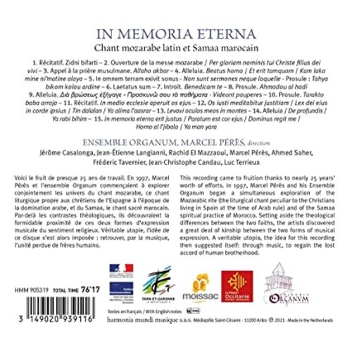 Harmonia Mundi In memoria eterna