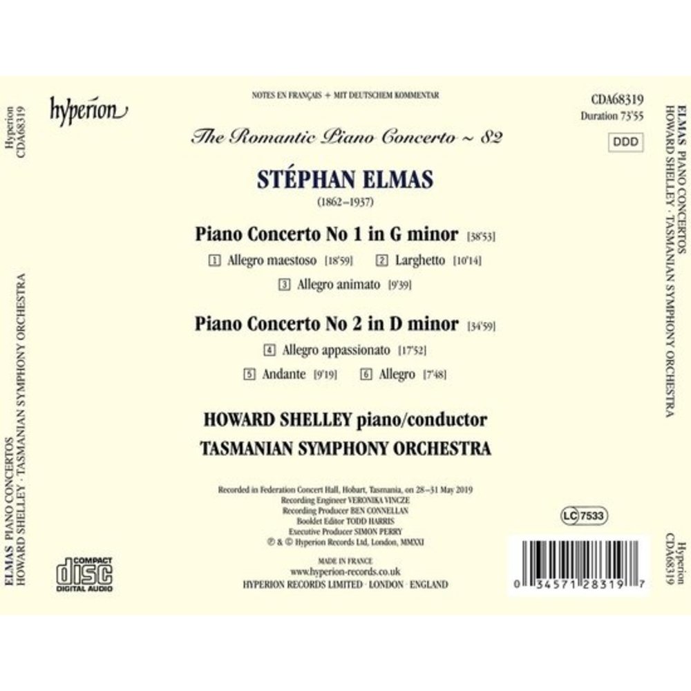 Hyperion THE ROMANTIC PIANO CONCERTO ' 82