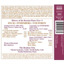 Naxos HISTORY OF THE RUSSIAN PIANO TRIO, VOL. 5