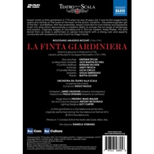 Naxos MOZART: LA FINTA GIARDINIERA (2DVD)