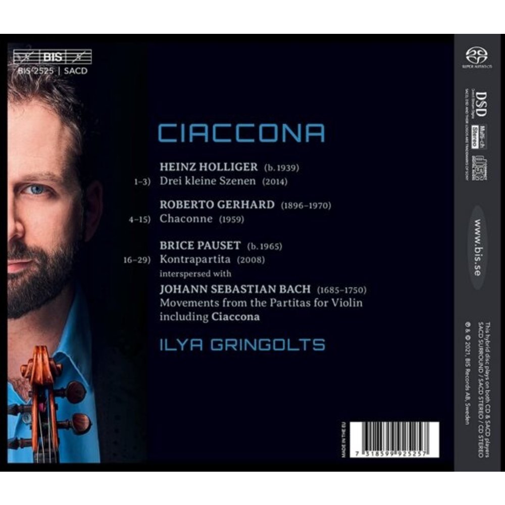 BIS ILYA GRINGOLTS: CIACCONA