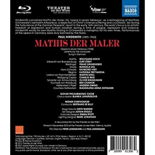 Naxos HINDEMITH: MATHIS DER MALER (BluRay)