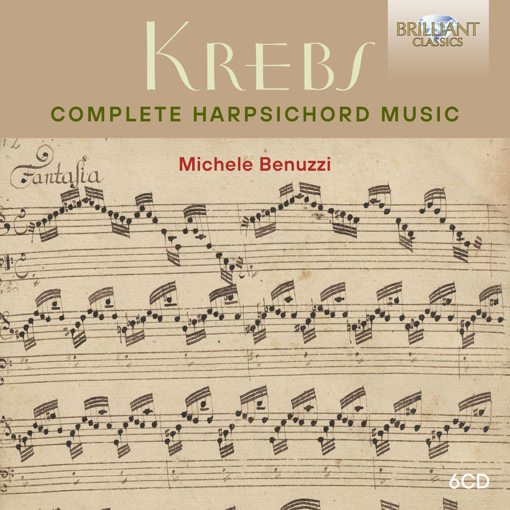 Brilliant Classics KREBS: COMPLETE HARPSICHORD MUSIC (6CD)
