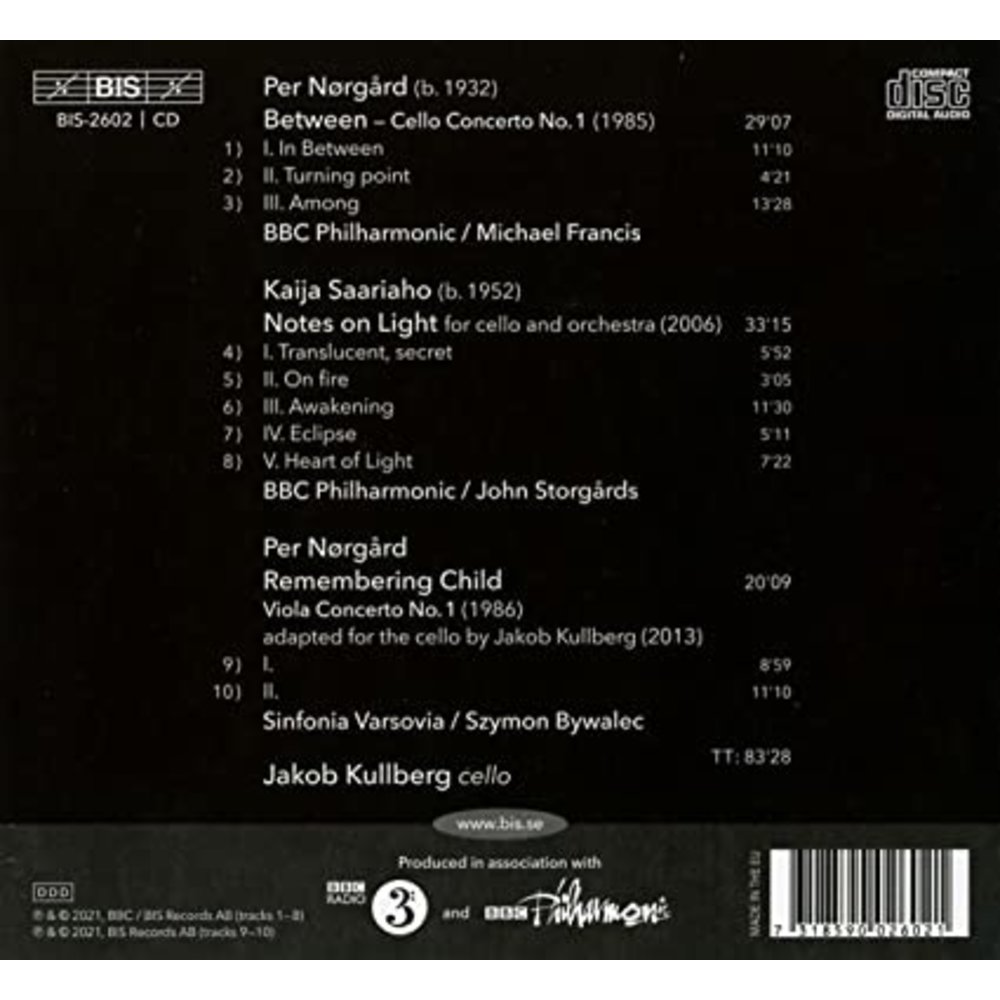 BIS REMEMBERING - CELLO CONCERTOS