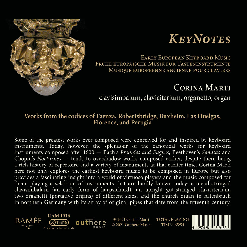 Ramée KEYNOTE. EARLY EUROPEAN KEYBOARD MUSIC