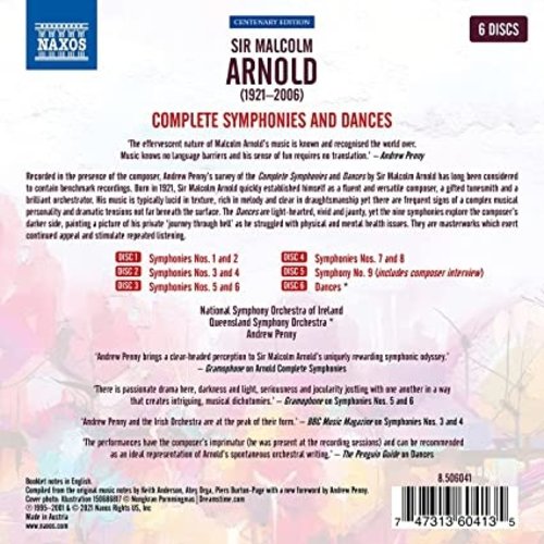 Naxos MALCOLM ARNOLD: COMPLETE SYMPHONIES AND DANCES (6CD)