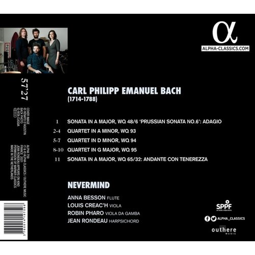 ALPHA CARL PHILIPP EMANUEL BACH