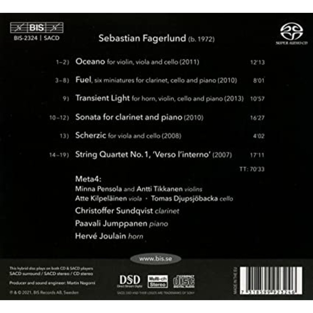 BIS FAGERLUND: CHAMBER MUSIC