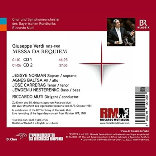 BR-Klassik VERDI: MESSA DA REQUIEM (2CD)