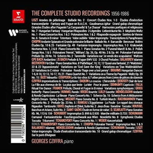 Erato/Warner Classics GEORGES CZIFFRA: THE COMPLETE STUDIO RECORDINGS (41CD)