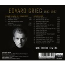 Piano Classics GRIEG: PIANO SONATA, 14 LYRIC PIECES Piano Classics GRIEG: PIANO SONATA, 14 LYRIC PIECES