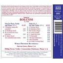 Naxos BOLCOM: TRIO FOR HORN, VIOLIN AND PIANO . SUITE NO. 2 FOR SOLO VIOLIN