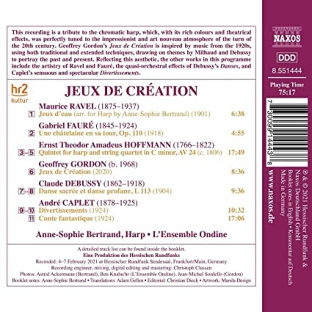 Naxos JEUX DE CREATION