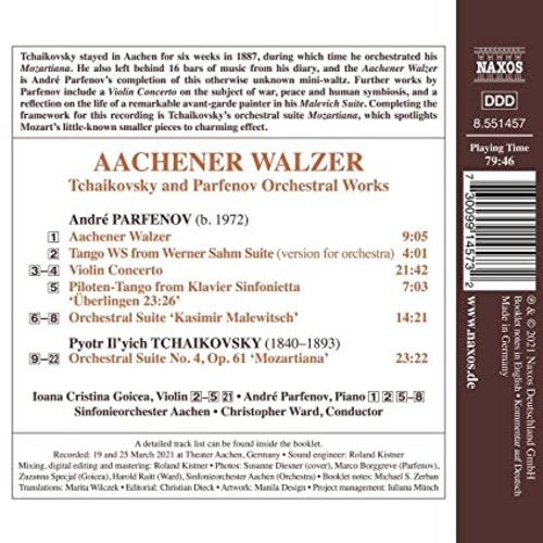 Naxos AACHENER WALZER - TCHAIKOVSKY AND PARFENOV ORCHESTRAL WORKS