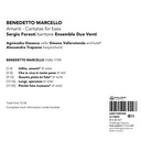 MARCELLO: AMANTI - CANTATAS FOR BAS