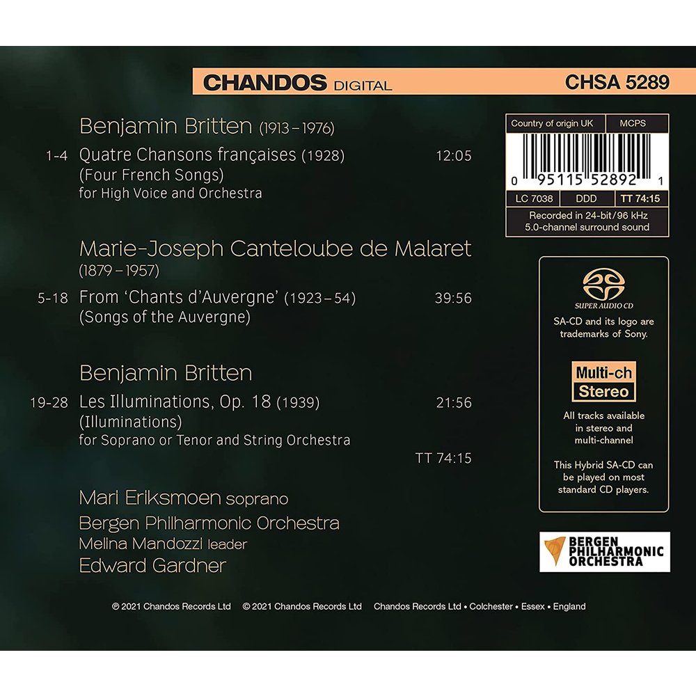 CHANDOS BRITTEN LES ILLUMINATIONS