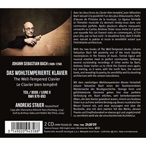 Harmonia Mundi J.S. BACH: THE WELL-TEMPERED CLAVIER