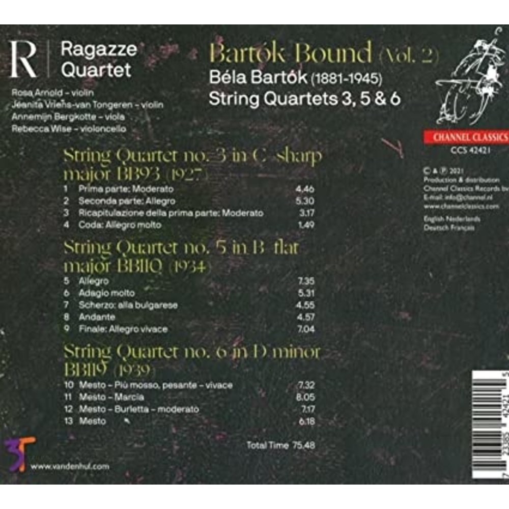 CHANNEL CLASSICS BARTOK: BOUND VOL. 2