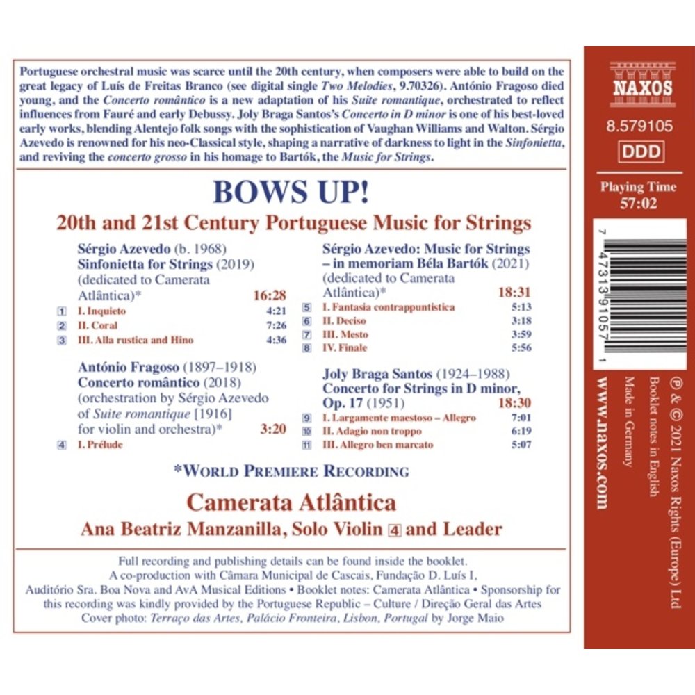 BOWS UP! PORTUGUESE MUSIC FOR STRINGS