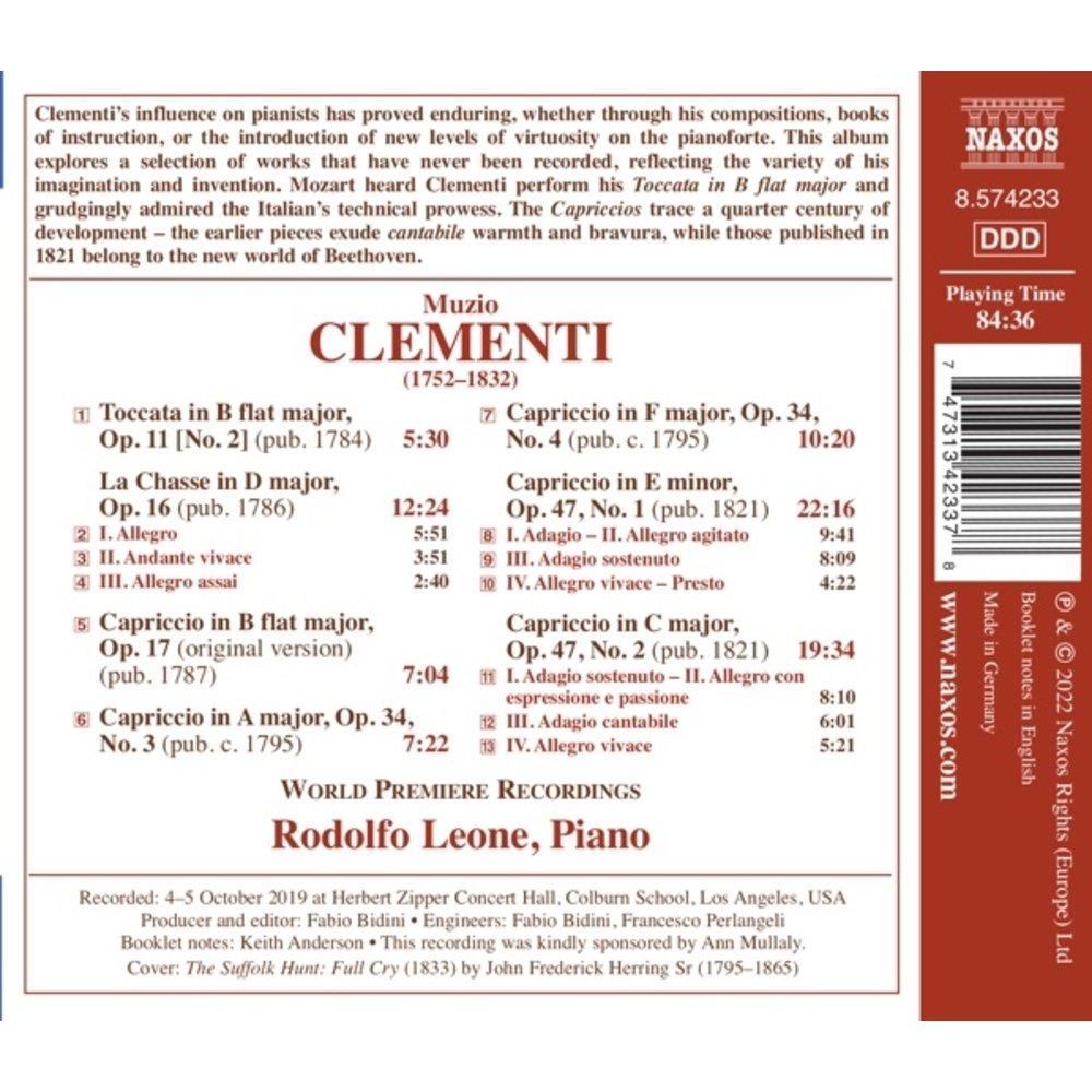 Naxos CLEMENTI: PIANO JEWELS
