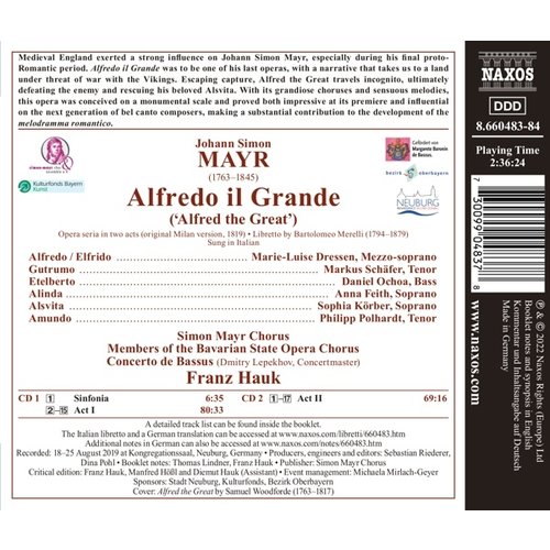 Naxos MAYR: ALFREDO IL GRANDE (2CD)