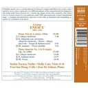 Naxos ENESCU: PIANO QUARTET NO. 1 . PIANO TRIO IN A MINOR Naxos ENESCU: PIANO QUARTET NO. 1 . PIANO TRIO IN A MINOR