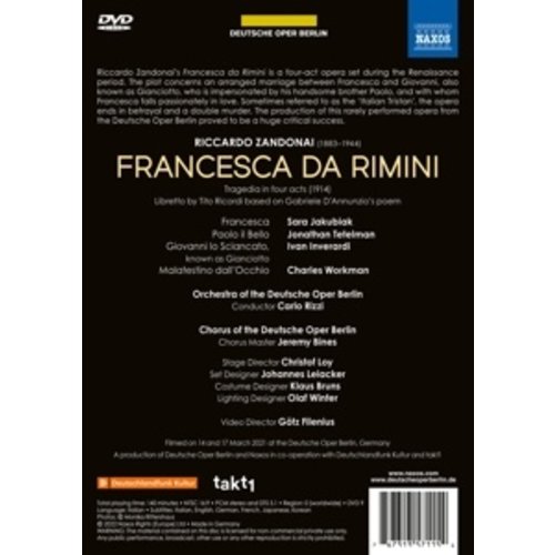Naxos ZANDONAI: FRANCESCA DA RIMINI (DVD)