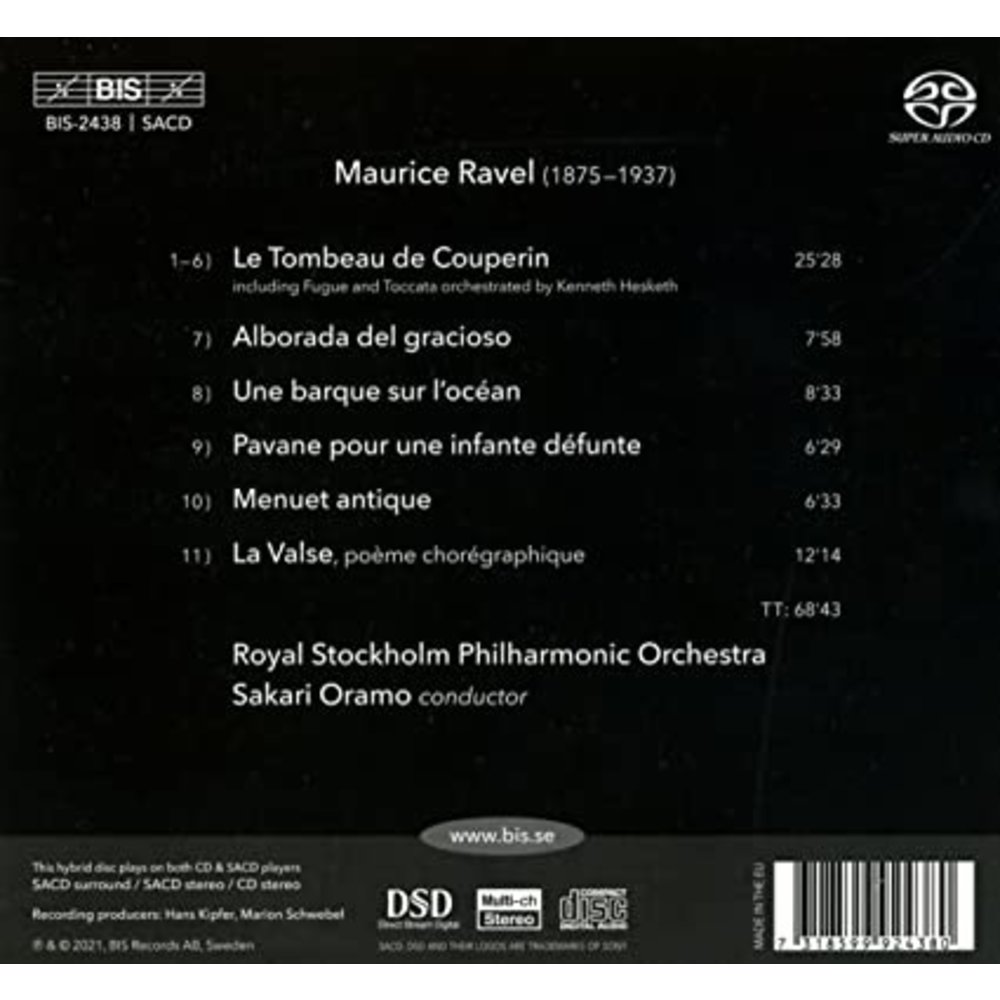 BIS RAVEL: LA VALSE AND OTHER WORKS