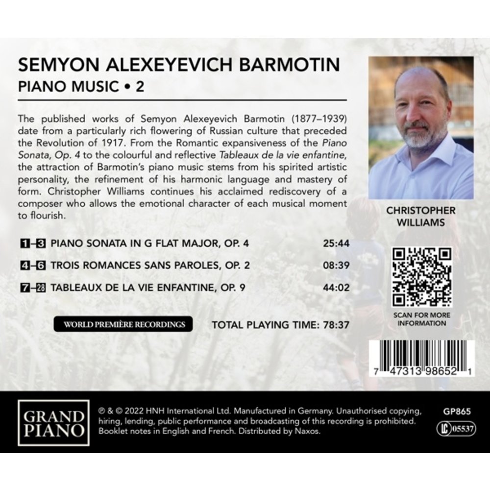 Grand Piano BARMOTIN: PIANO MUSIC VOL.2