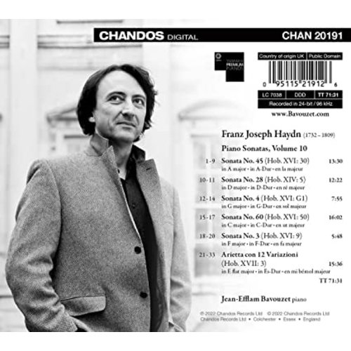 CHANDOS HAYDN: PIANO SONATAS VOL. 10