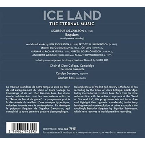 Harmonia Mundi ICELAND: THE ETERNAL MUSIC