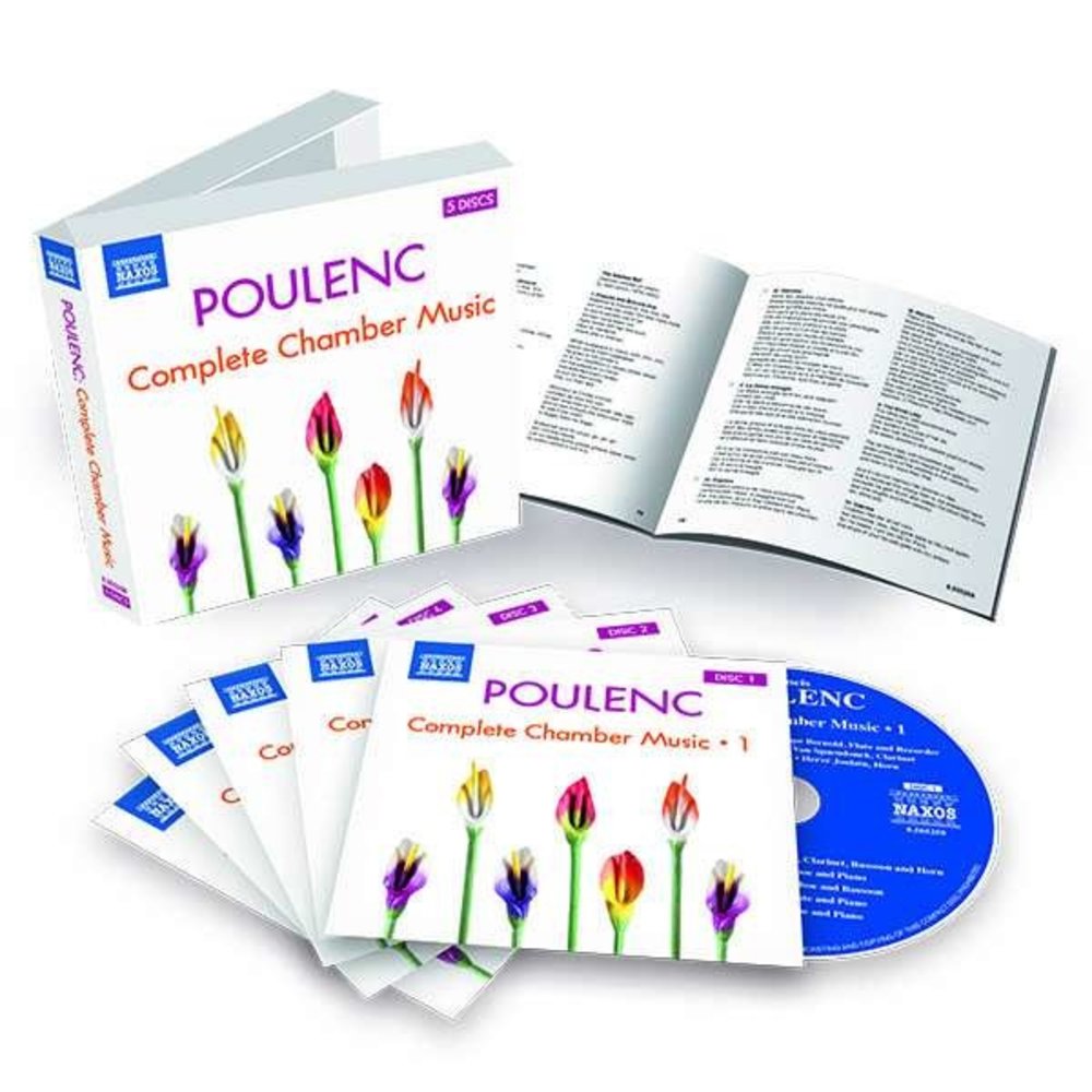 Naxos POULENC: COMPLETE CHAMBER MUSIC (5CD)