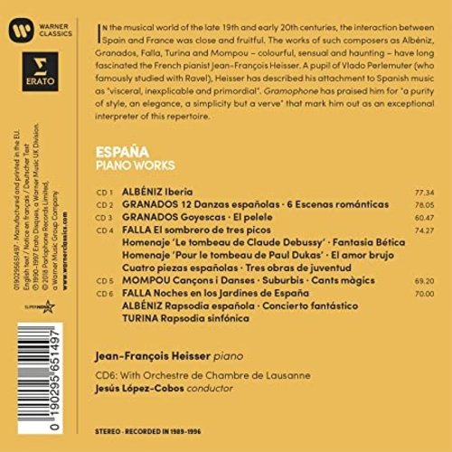 Erato/Warner Classics Espana (6CD)