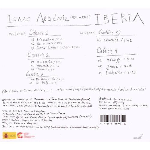 GLOSSA ALBENIZ: IBERIA (2CD)