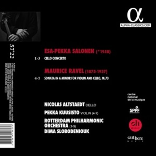 ALPHA SALONEN: CELLO CONCERTO & RAVEL: SONATA FOR VIOLIN